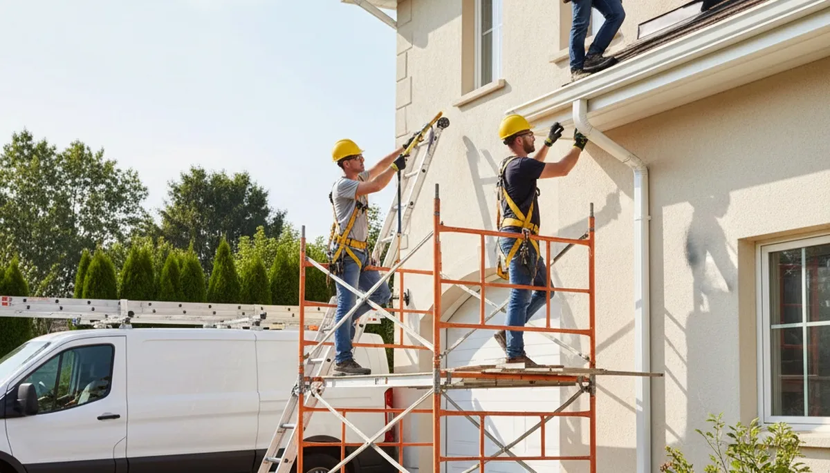 Virginia Beach, VA gutter repair by FX Remodeling & Exteriors for leaks, sagging, and storm damage