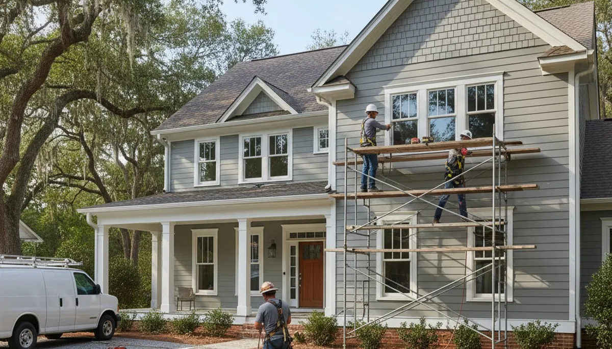 Vinyl siding installation in Virginia Beach, VA by a professional siding contractor